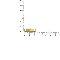 Шильдик металлический Alfa Liten, золотистый глянцевый