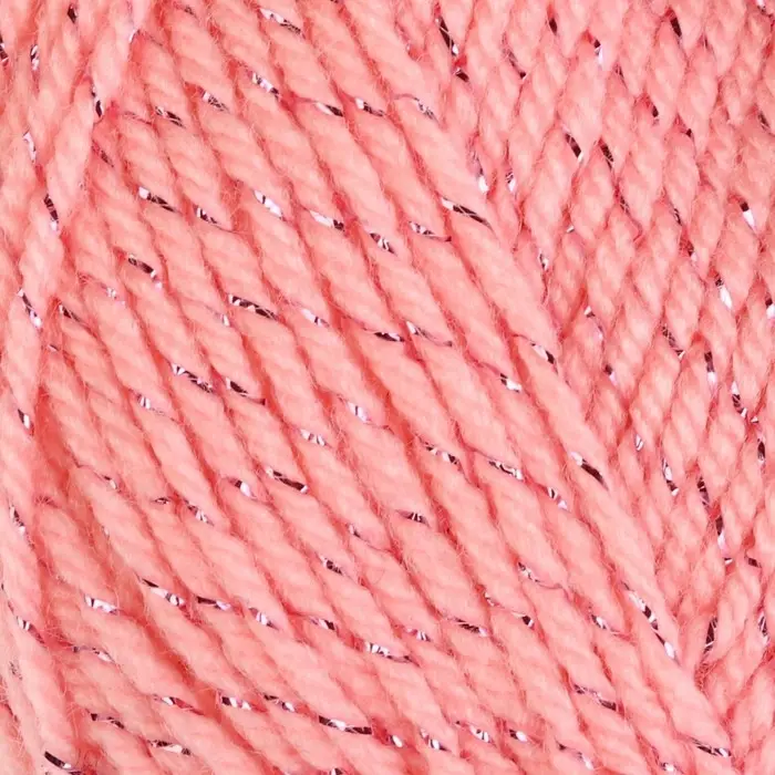 Пряжа для вязания спицами, крючком &laquo;Камтекс. Праздничная&raquo;, 48% кашмилон (ПАН), 48% акрил, 4% метанит, 160 м/50 г, (102 св. амалия)