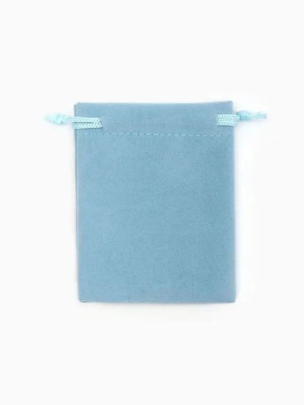 Мешочек бархатный, 7&times;9 см, голубой