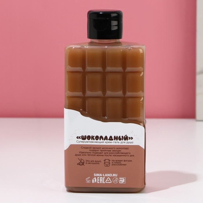 Подарочный набор косметики &laquo;Сладкая жизнь&raquo;: гель для душа 300 мл и мочалка, ЧИСТОЕ СЧАСТЬЕ