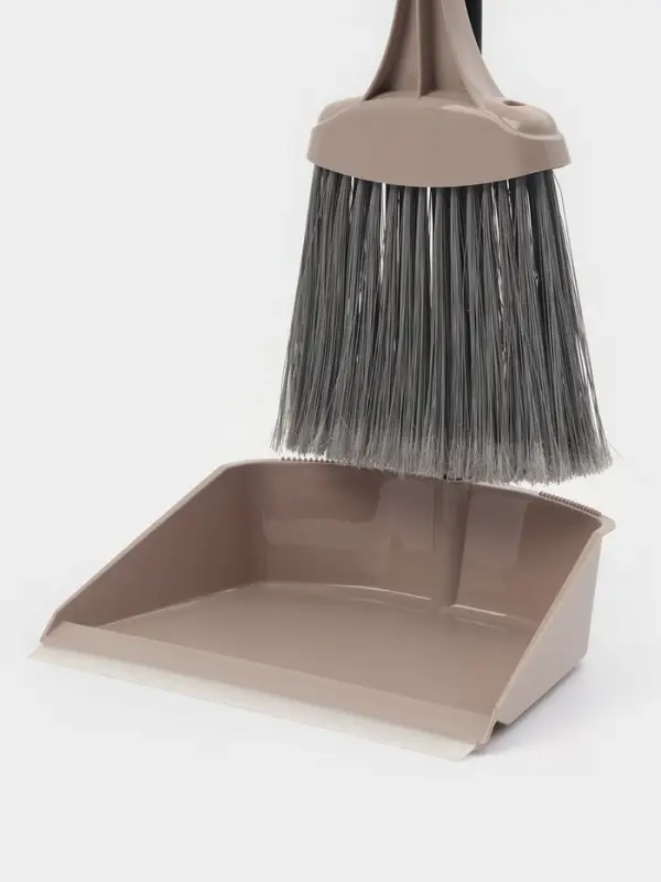 Набор для уборки 19,5х25х90см "Ленивка", цвет капучино