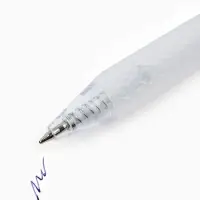 Ручка шариковая с резиновым держателем "Панда", синяя паста 0.5 мм