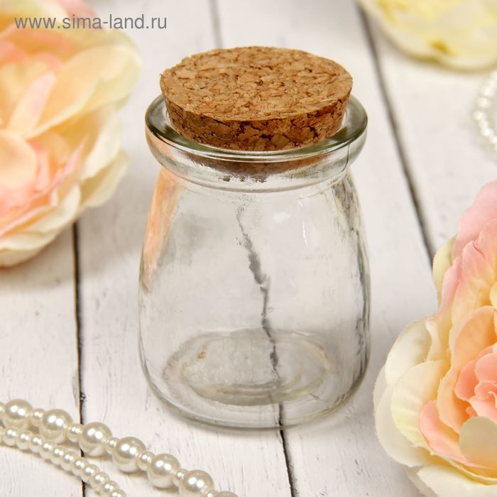 Основа для творчества и декорирования &laquo;Бутылочка&raquo;, с пробкой, 110 мл