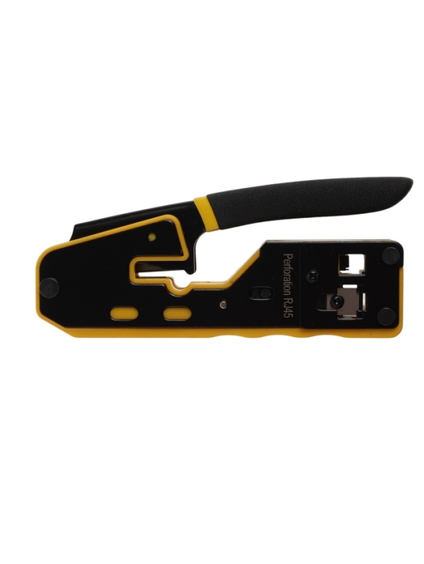 Кримпер ТУНДРА, обжим пластиковых клемм RJ45 RJ11/12, зачистка до 7 мм