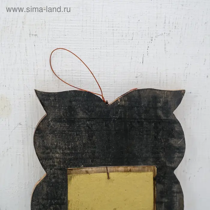 Зеркальное панно дерево "Сова с сердцем" 1,3х14х24 см