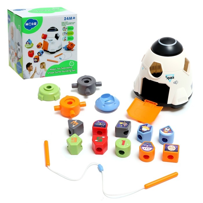 Логический сортер &laquo;Космическая ракета&raquo;, 16 элементов