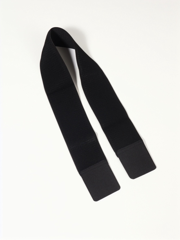 Бандаж на голеностоп резинка с липучкой 60*5*0,2см черный пакет ОТ