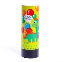 Хлопушка пружинная поворотная &laquo;С Днём Рождения&raquo;, динозаврик, 11 см