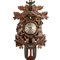 Часы настенные с кукушкой &laquo;Домик в лесу&raquo;, плавный ход, 24&times;11.6&times;5 см