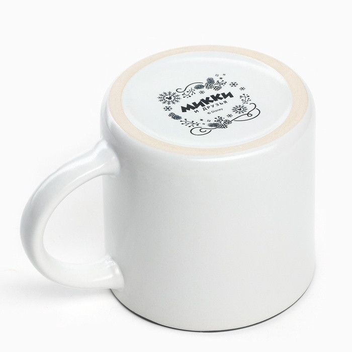 Кружка керамическая новогодняя &laquo;Winter wishes&raquo; Микки Маус, 350 мл