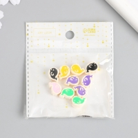 Набор бусин для творчества пластик "Кит" набор 10 шт 0,8х1х1,5 см