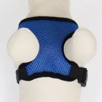 Шлейка мягкая из неопрена, размер S, ОШ 24 см, ОГ 24-34 см, синяя