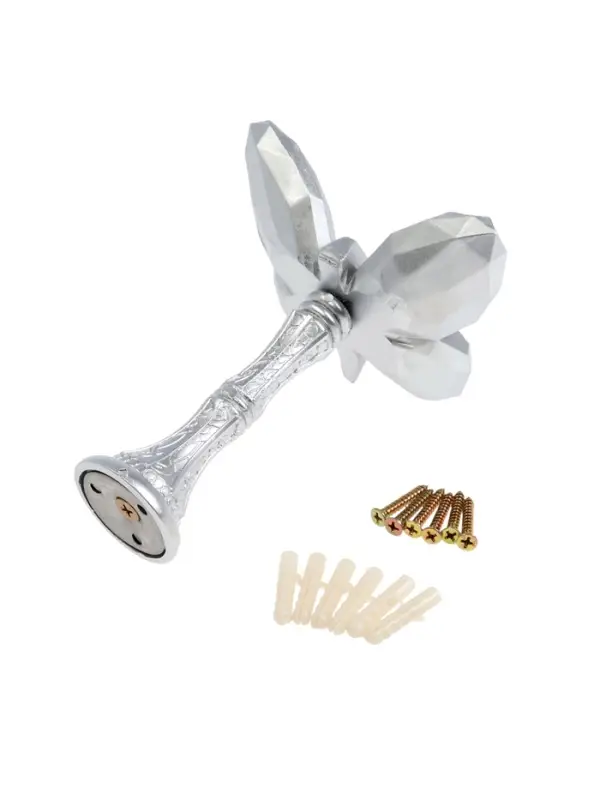 Крючок для штор CAPPIO KS037, цвет серебро, 2 шт