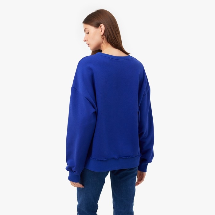 Свитшот женский MINAKU: Casual Collection цвет электро, размер 46-48 Свитшот женский MINAKU: Casual Collection цвет электро, размер 46-48