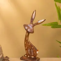 Сувенир на подставке &laquo;Заяц&raquo;, 12&times;4.5&times;24.5 см, дерево, МИКС