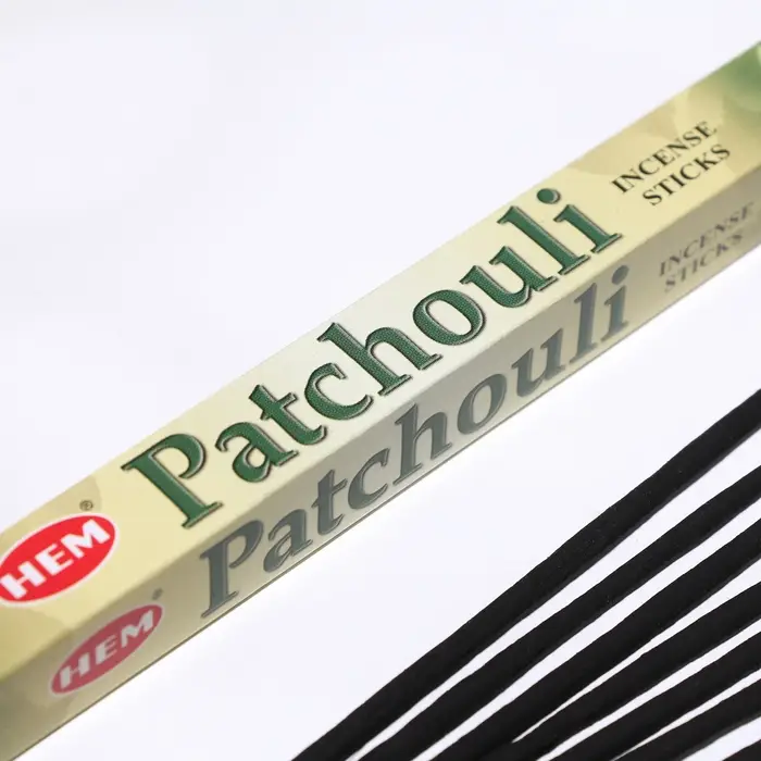 Благовония HEM "Patchouli. Пачули", 8 палочек в упаковке, четырёхгранник
