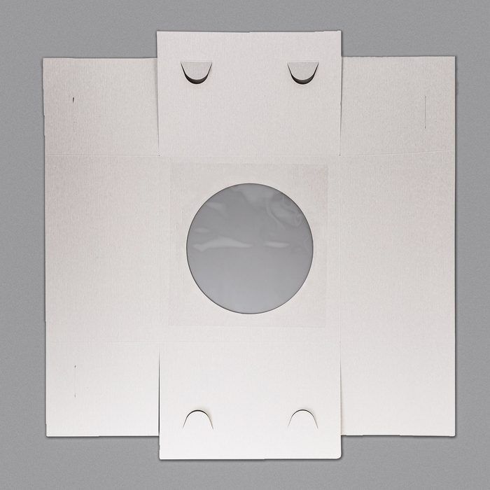 Кондитерская упаковка с окном, золотой, 30 х 30 х 19 см