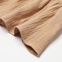 Платье с воротничком Крошка Я Муслин, 86-92, бежевый