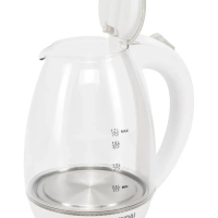 Чайник HYK-G2409 1.7л. 2200Вт белый серебристый