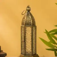 Подсвечник фонарь "Башня Принцессы" железо 10х10х23,5 см