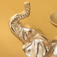 Подсвечник &laquo;Слон&raquo;, 10&times;17&times;19 см, алюминий