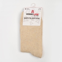 Носки женские шерстяные, цвет бежевый, размер 36-40 Носки женские шерстяные, цвет бежевый, размер 36-40