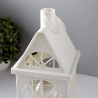 Ночник "Фонарь-домик"белая от батареек 3ААА 35х13,5х13,5 см RISALUX