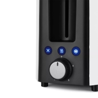 Тостер Kitfort КТ-6208, 850 Вт, 5 режимов прожарки, 2 тоста, чёрно-белый Тостер Kitfort КТ-6208, 850 Вт, 5 режимов прожарки, 2 тоста, чёрно-белый