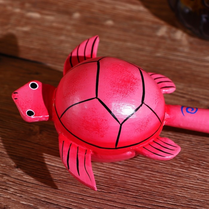 Сувенирный музыкальный инструмент Маракас Сувенирный музыкальный инструмент Маракас "Черепашка" дерево 22 см