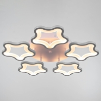 Люстра 2783/5 LED 120Вт 3000-6000K белый 62х62х20 см BayerLux