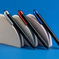 Ручка шариковая Fluent, синий металлик