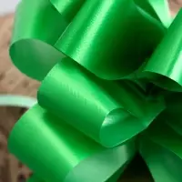 Бант - шар №3 простой зелёный