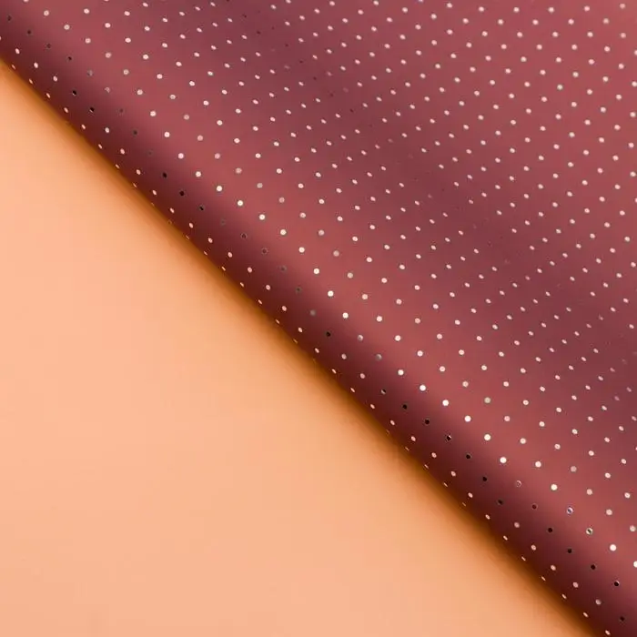 Плёнка матовая &laquo;Серебристый горох&raquo; песочный, бобовый, 0.58&times;0.58 м