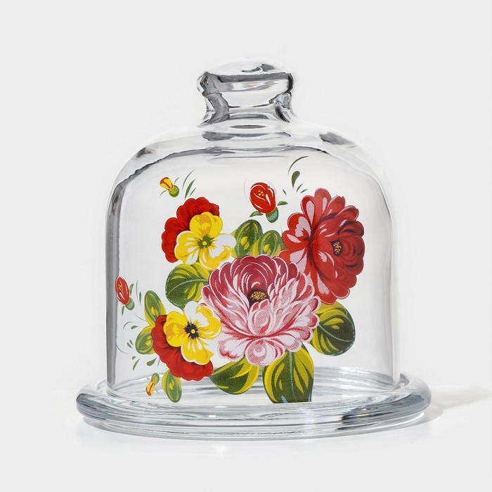 Лимонница &laquo;Мелодия цветов&raquo;, d=10 см, рисунок МИКС