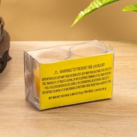 Набор свечей "DAZZLE CANDLE" 70 гр, лимон