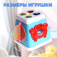 Музыкальная развивающая игрушка &laquo;Бизикубик&raquo;, звуковые и световые эффекты