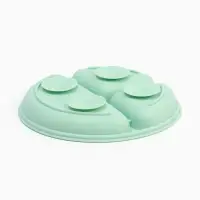 Тарелка детская секционная, 3 секции, бирюзовый, Mum&Baby