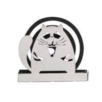 Подставка для спиралей от комаров и благовоний, металл, &laquo;Кот&raquo;