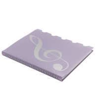 Нотная папка - 30 файлов 60 листов фиолетовая