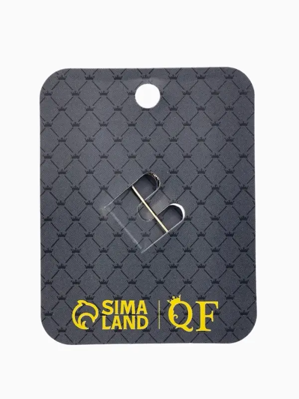 Брошь "Калибри с цветком", цвет белый в золоте