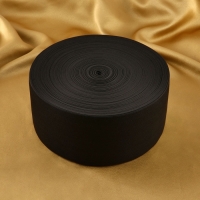 Резинка вязаная, 100 мм, 40 ± 2 м, цвет чёрный Резинка вязаная, 100 мм, 40 ± 2 м, цвет чёрный