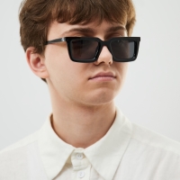 Очки солнцезащитные мужские, uv 400, ширина 14.7 см, дужка 14.2 см, линза 6.7 х 4.5 см