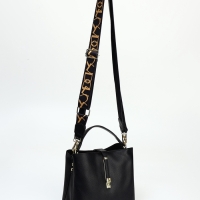 Сумка женская тоут на молнии, цвет чёрный Сумка женская тоут на молнии, цвет чёрный