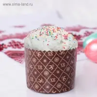 Форма бумажная для кулича &laquo;ХВ&raquo;, 70&times;60 мм