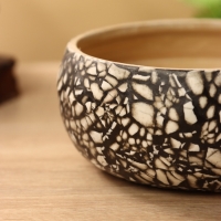 Ваза 15х15х6 см, бамбук