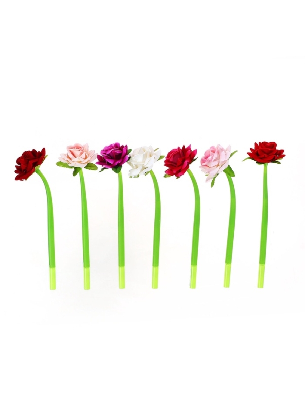 Ручка шариковая-прикол, &laquo;Роза&raquo;, МИКС