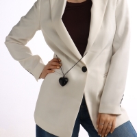 Портупея с кулоном &laquo;Сердечко&raquo;, трансформер, чёрная, 150 см