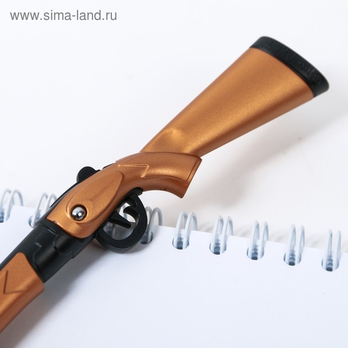 Ручка прикол шариковая черная паста 0.5 мм &laquo;Юному герою&raquo; фигурная