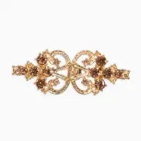 Зажим для кардигана "Ажур", пика, цвет золотой в золоте