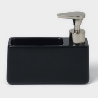 Дозатор для моющего средства с подставкой для губки Дозатор для моющего средства с подставкой для губки